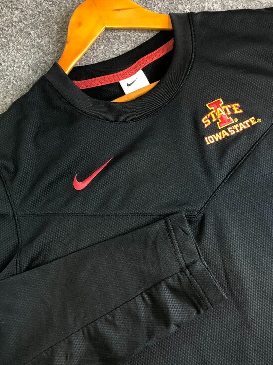 Nike Other - Nike Iowa State Cyclones Shirt Mens Medium Black Football DriFit Long Sleeve